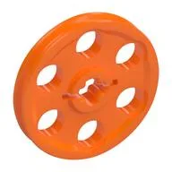 Technic Wedge Belt Wheel [aka Pulley] / Orange