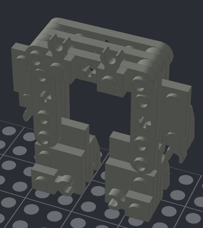 Lego Dark Bluish Gray Stone Golem 76204 8 to 1