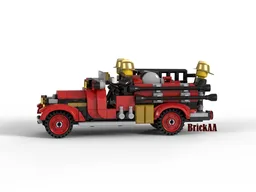 Retro fire truck