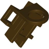 Lego Minifig Neckwear Scabbard for Two Katanas / Dark Brown