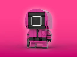 Pink Soldier Brickheadz LEGO MOC - Netflix Squid Game