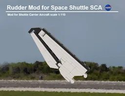 Space shuttle Enterprise Rudder Mod