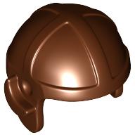 Lego Hat / Helmet, Aviator Cap / Reddish Brown