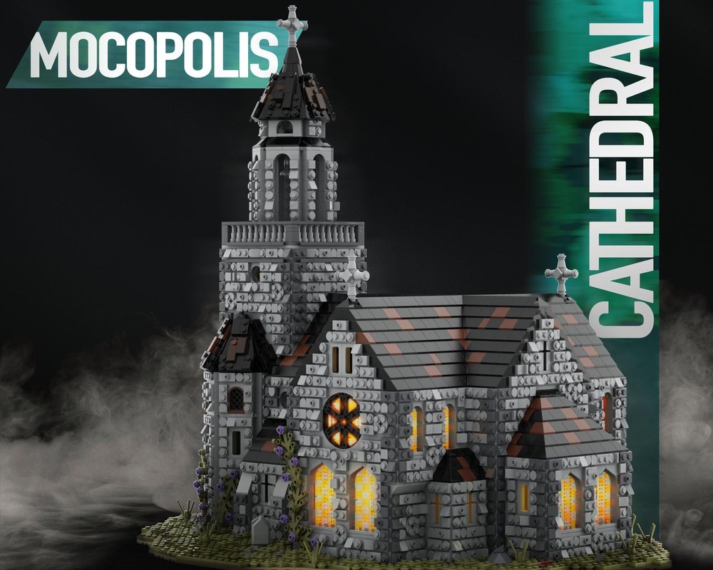 LEGO MOC Medieval Cathedral