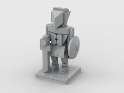 Medieval Soldier Statue