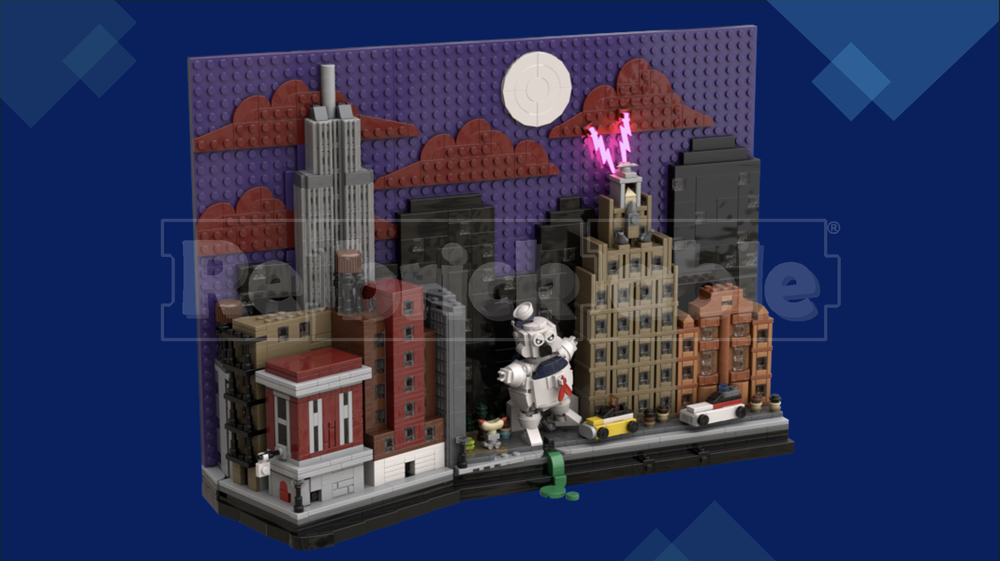 Lego Ghost busters : New York City skyline