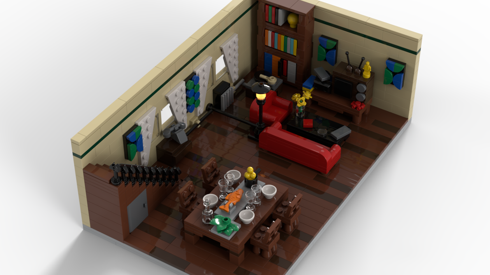 Lego 90s Dining/Living Room