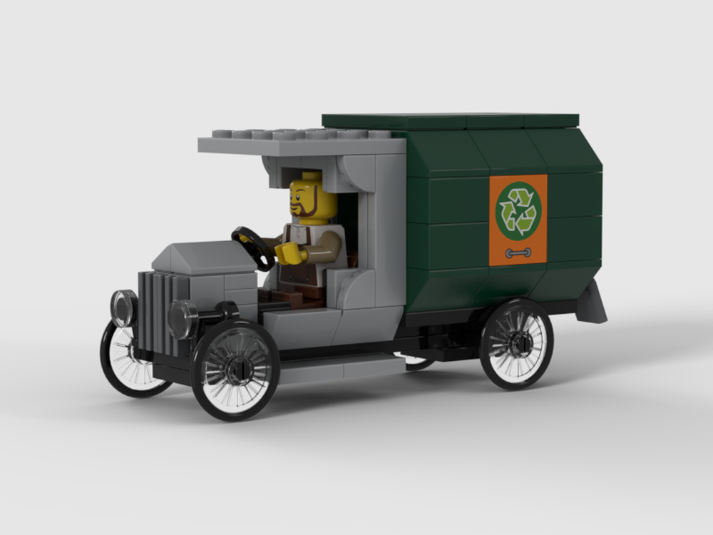 Lego Vintage Garbage Truck