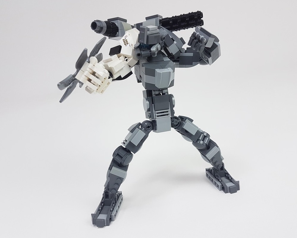 Lego White Arm Commander Robot: Mech