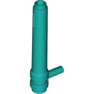 Lego Cylinder 1 x 5 1/2 with Handle (Friction Cylinder) / Dark Turquoise