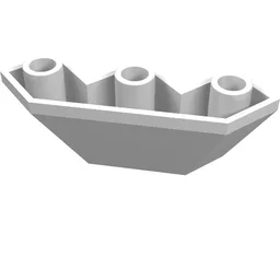 Brick Wedged, Sloped Inverted 3 x 3 x 2 Facet