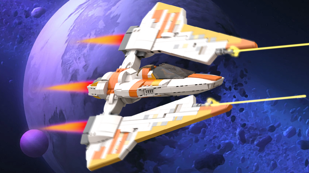 Lego Mandalorian Protectorate Fang Fighter