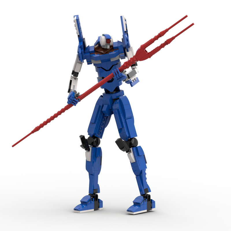 Lego Evangelion unit 00 refit (NGE and Rebuild color schemes)