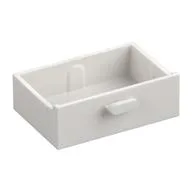 Cupboard 2 x 3 Drawer / White