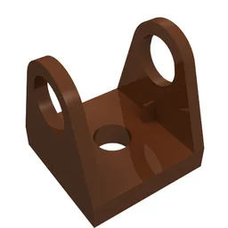 String Reel 2 x 2 Winch Holder / Reddish Brown
