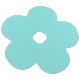 Clikits Icon Accent, Flower 5 3/4 x 5 3/4, 5 Petals / Trans-Very Lt Blue