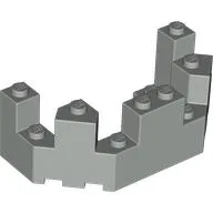 Castle Turret Top 4 x 8 x 2 1/3 / Light Gray