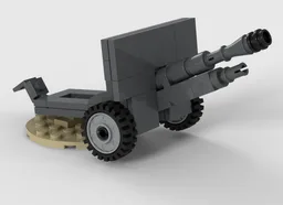 WWII British Ordnance QF 25-pounder Field Gun