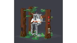 Endor AT-ST takedown!