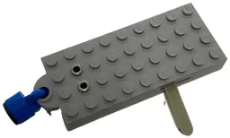 Electric, Train 4.5V Automatic Pole Reverser Brick 4 x 9 with Magnet Holder with Blue Magnet Coupling, Train - 6.5mm Cylinder (x877 / x547b)