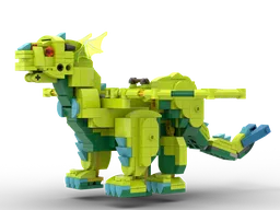 50th Build, viridescent dragon