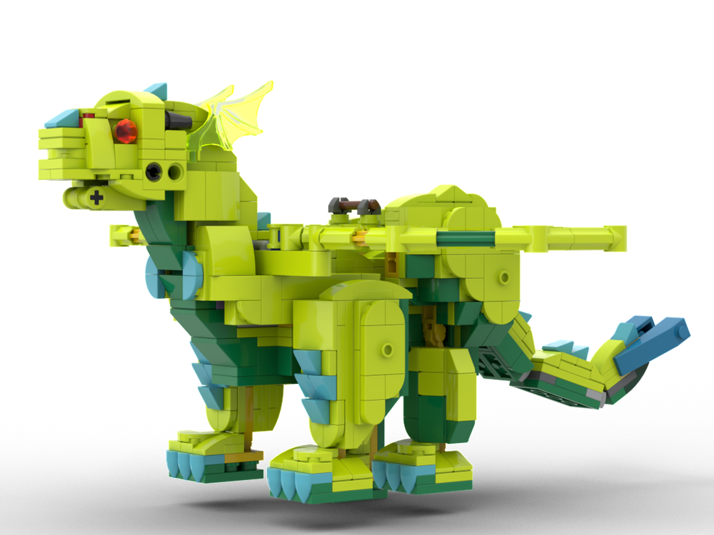 Lego 50th Build, viridescent dragon