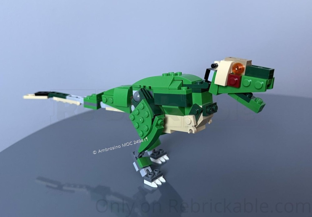 Lego 31058 Tyrannosaurus rex (accurate, minifig scale)