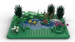 Pond with ducks / Ententeich