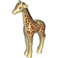 Lego Animal, Giraffe / Tan