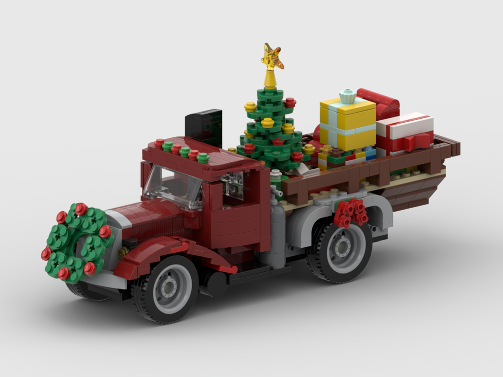Lego Christmas truck