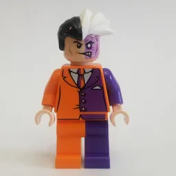 Two-Face in Orange and Purple Suit