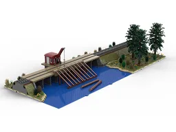 Sawmill Series: Log Dump Model 1