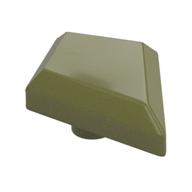 Lego Tile Special 1 x 2 Diamond Plain / Olive Green