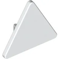 Road Sign Clip-on 2.2 x 2.667 Triangular / White
