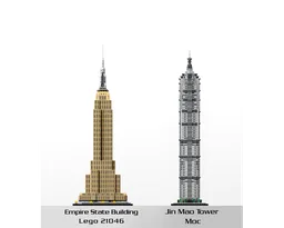 Jin Mao Tower 1:800 Scale