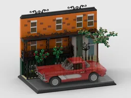 Display for set 10321 - Corvette
