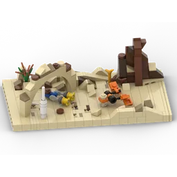 Micro Dioramas for 5 Planets