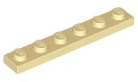 Plate 1 x 6 / Tan