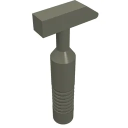 Tool Hammer Cross Pein [6-Rib Handle] / Dark Gray
