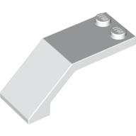 Lego Windscreen 5 x 2 x 1 2/3 / White