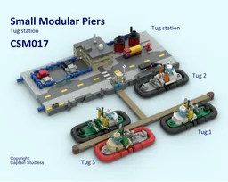 Small Modular Piers - Tug Station - CSM017