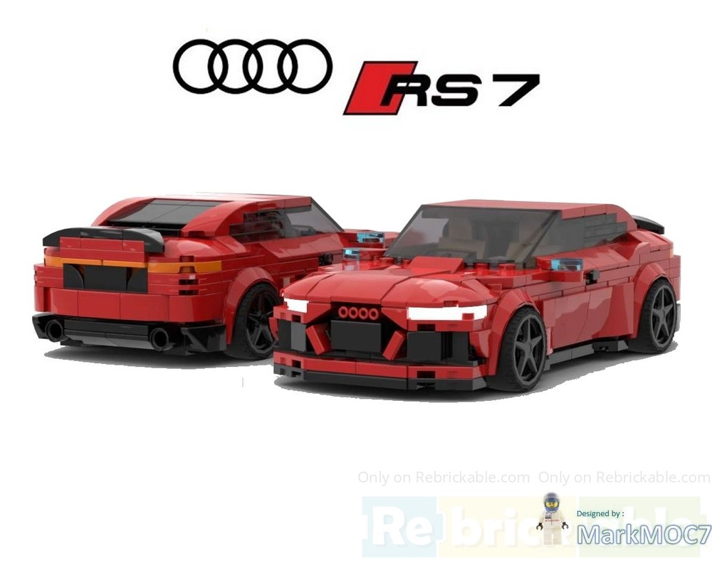Lego AUDI RS-7 RED