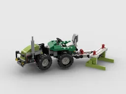 31123 Articulated Tractor with Plow