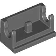 Hinge Brick 1 x 2 Base / Dark Bluish Gray
