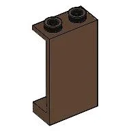 Panel 1 x 2 x 3 [Hollow Studs] / Brown