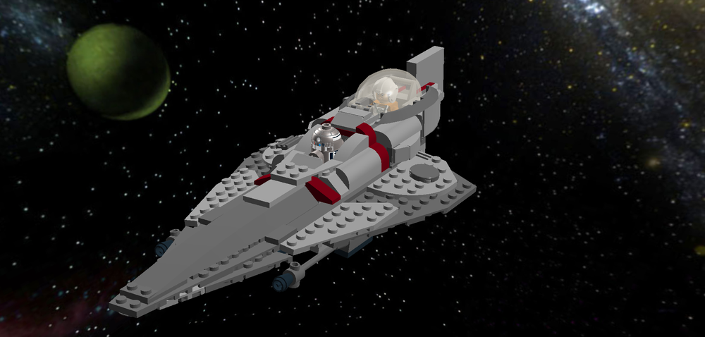 Lego Grey Jedi Starfighter