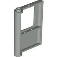 Door 1 x 4 x 5 Train Right / Light Gray