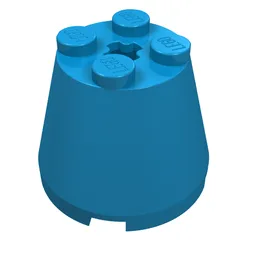 Cone 3 x 3 x 2 / Dark Azure