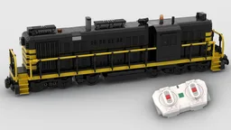 Diesel locomotive -- Alaska Railroad ALCO MRS-1 -- MOC