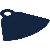 Lego Neckwear Cape with One Top Hole, Cutout at Top / Dark Blue